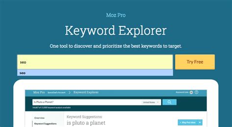 free moz keyword explorer.